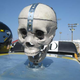 Illustration for article titled Yes, Those Were Vacuum-Operated Skulls On The Black Metal V8olvos Roof